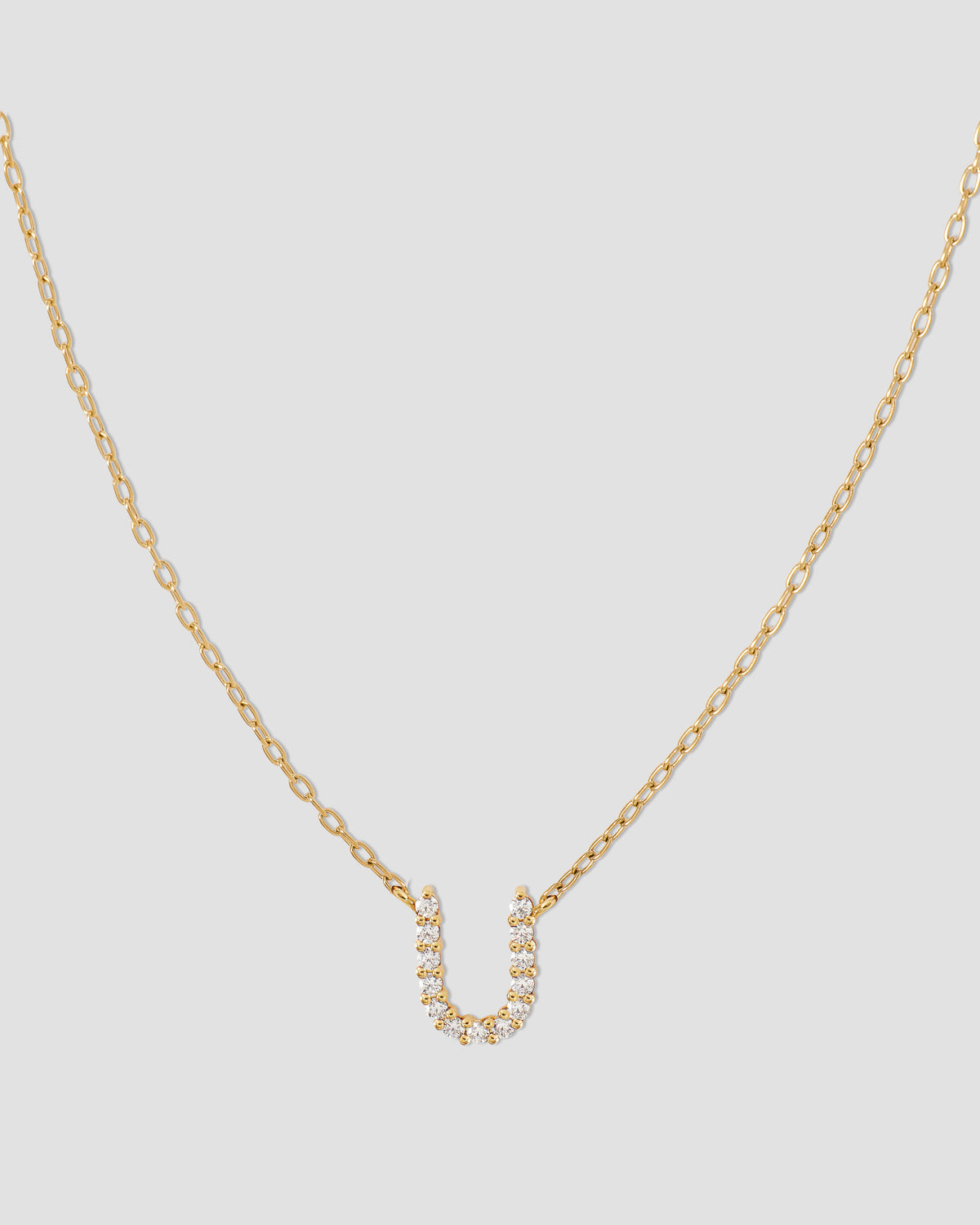 Small Floating Letter Pendant