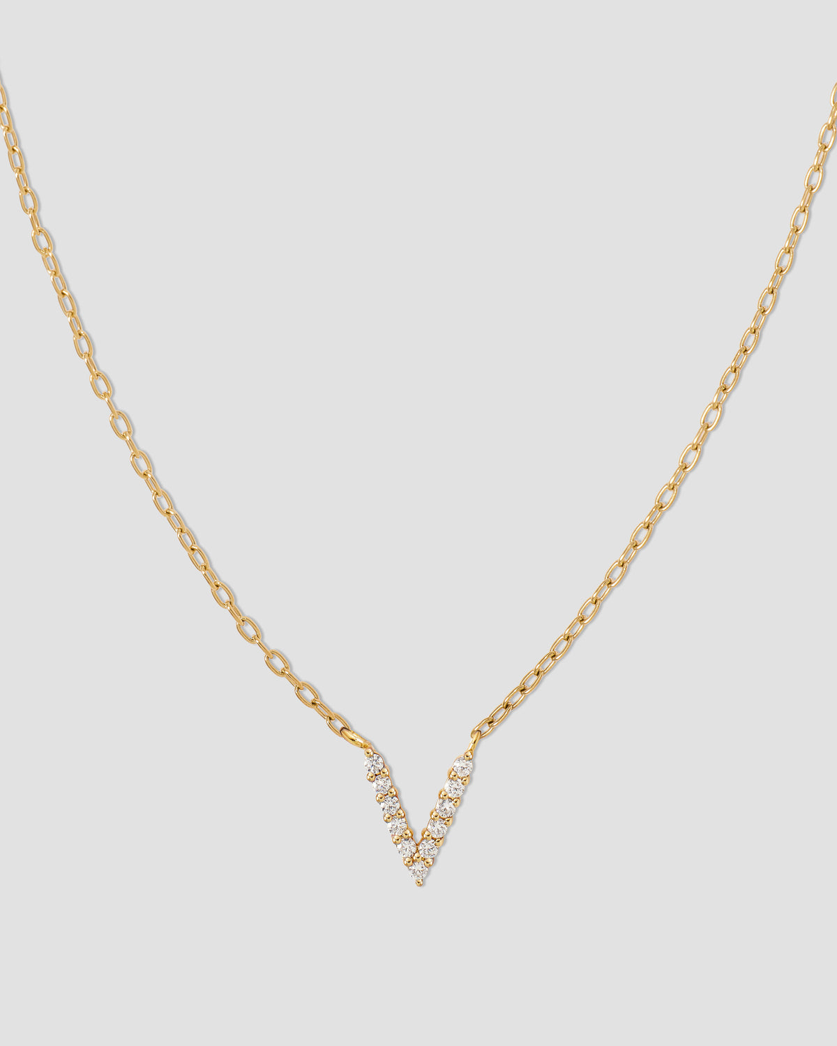 Small Floating Letter Pendant