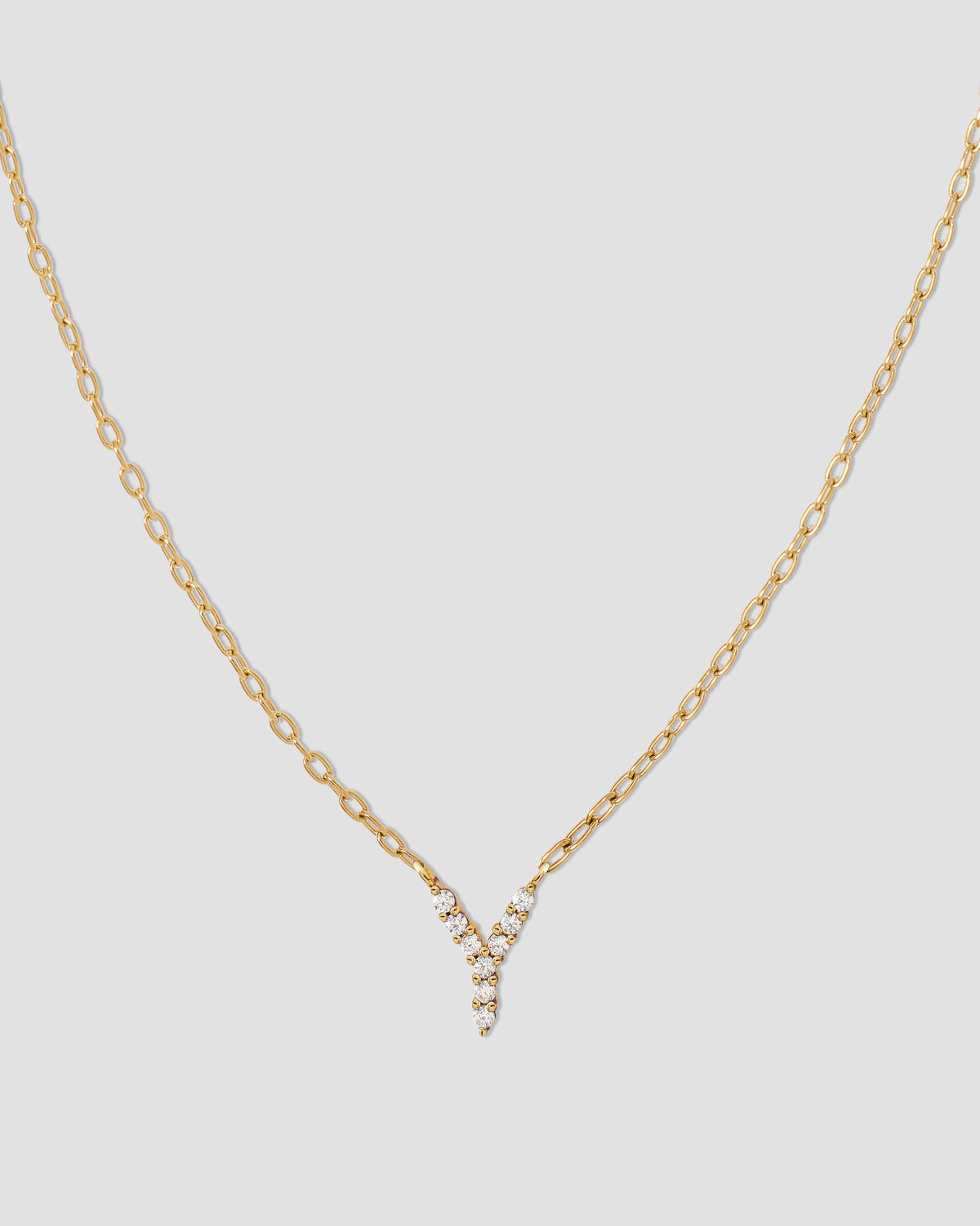 Small Floating Letter Pendant