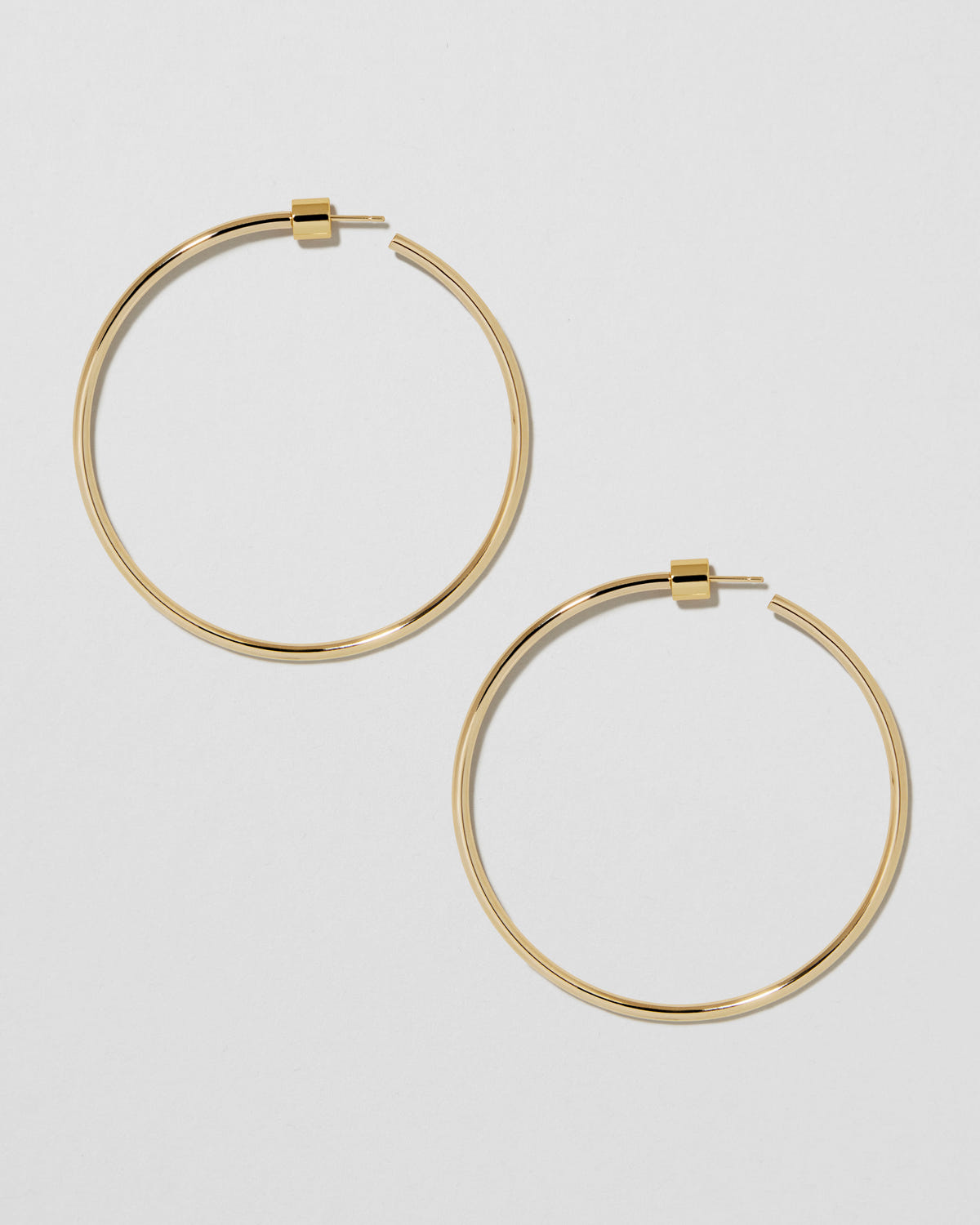 Jennifer Fisher - 2'' Thread Baby Hoops - Yellow Gold