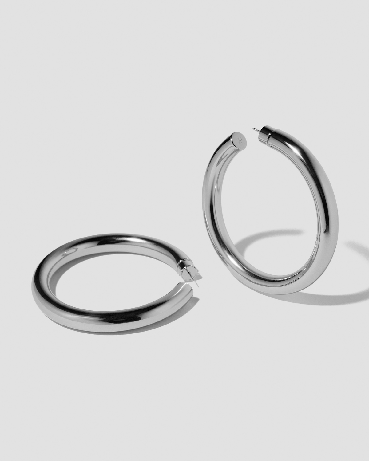 2" Jamma Hoops gold earring - side view | hoop earrings