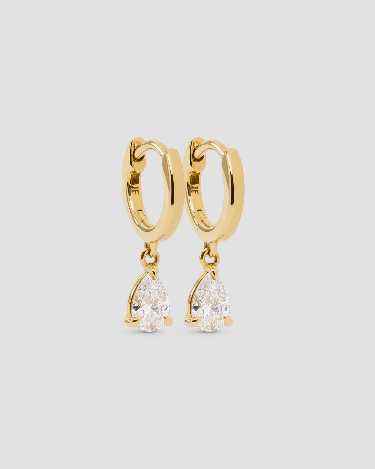 Pear Lab Diamond Huggie