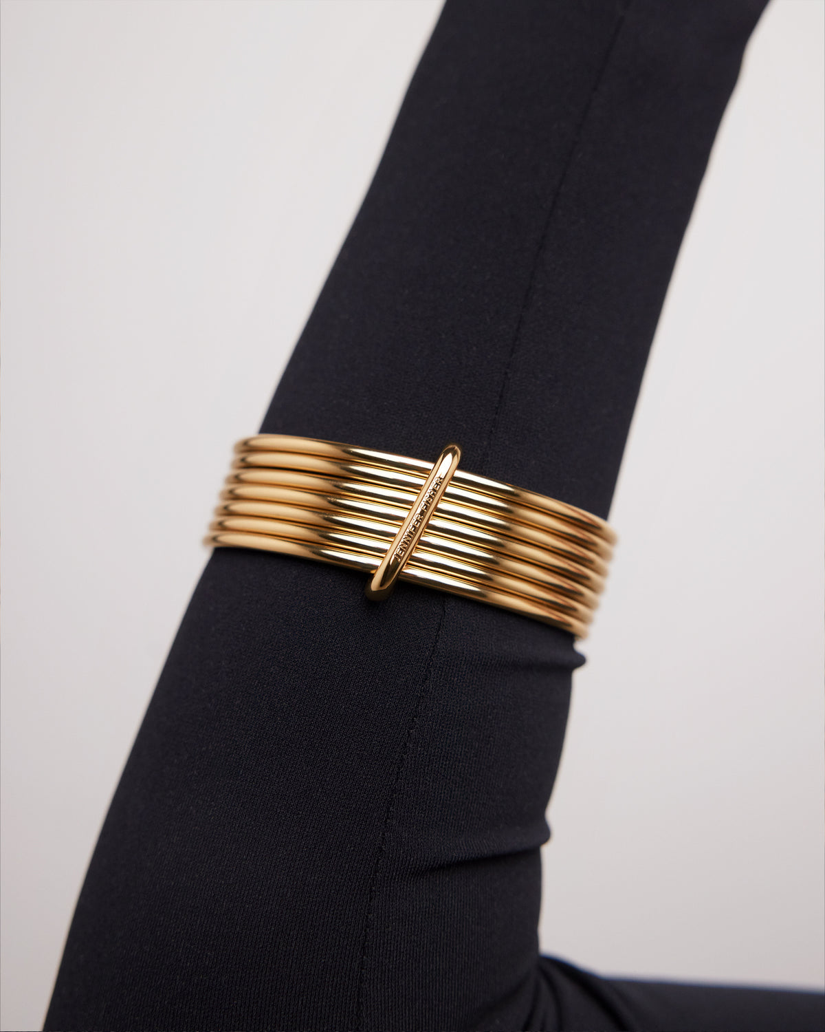 Bangle Set bracelet - product detail shot | gold bracelets for women