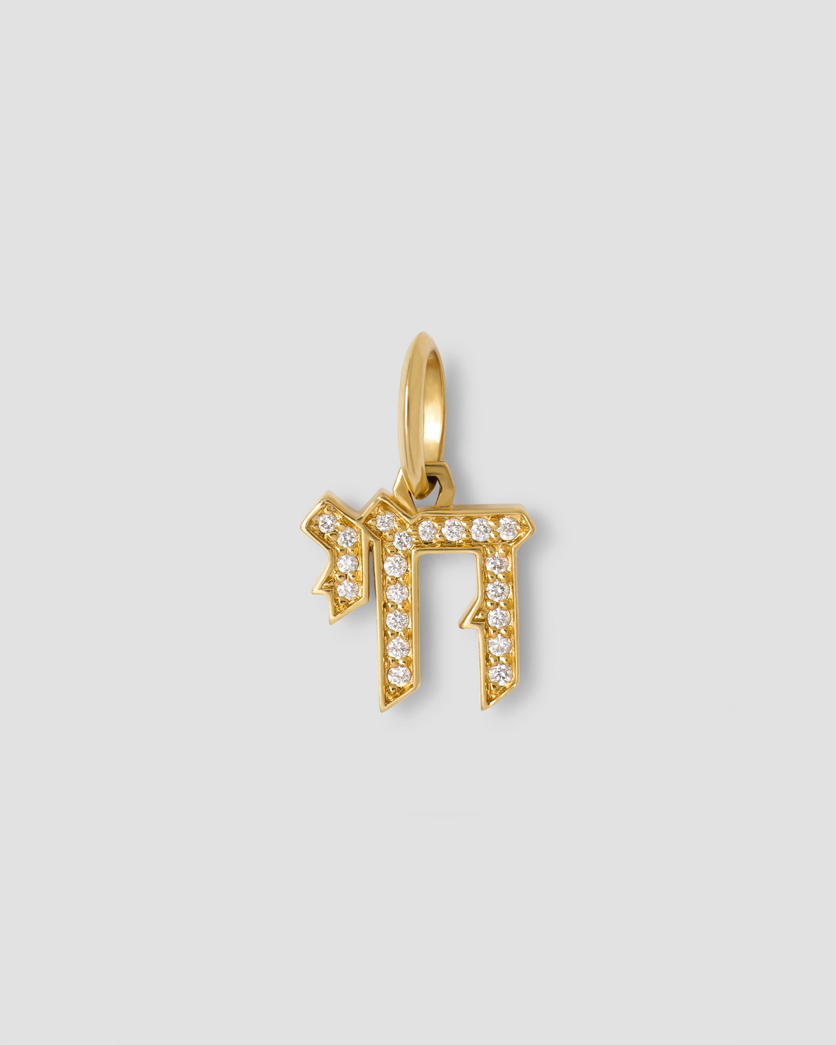 Chai Charm Pavé Diamonds