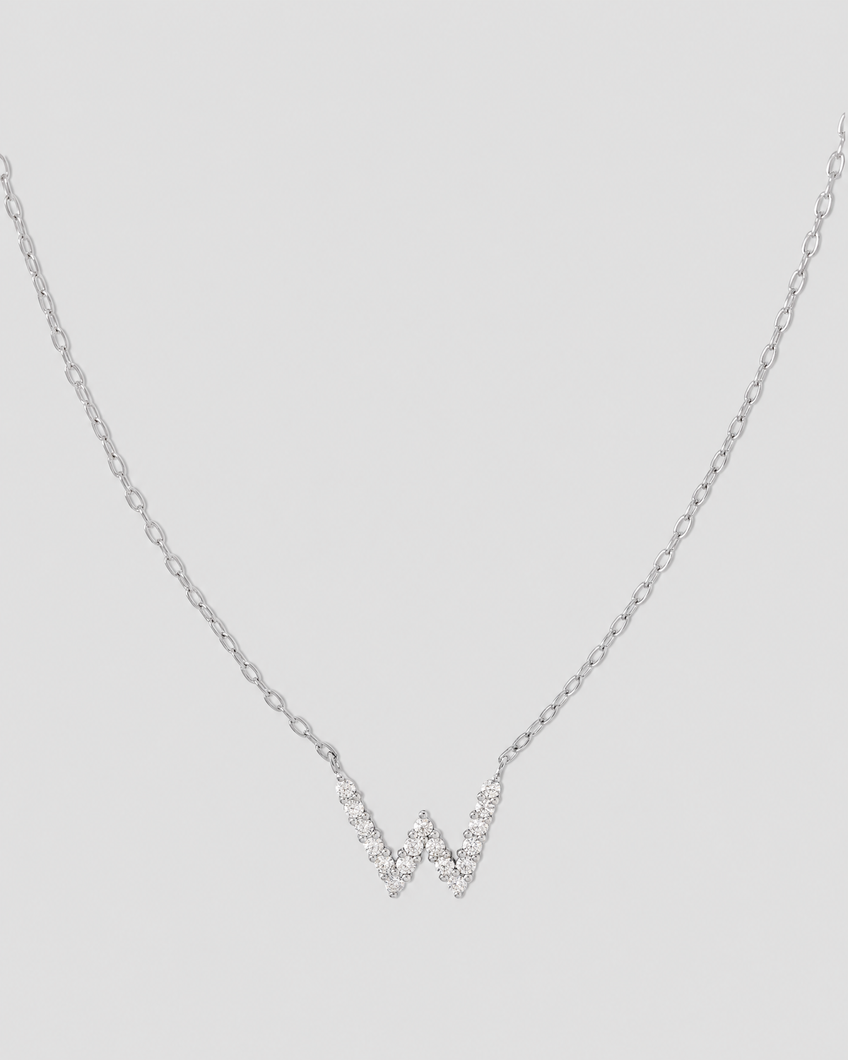Small Floating Letter Pendant