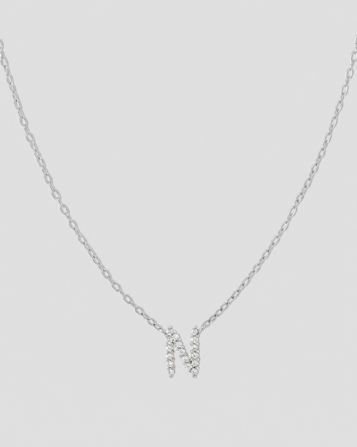 Small Floating Letter Pendant