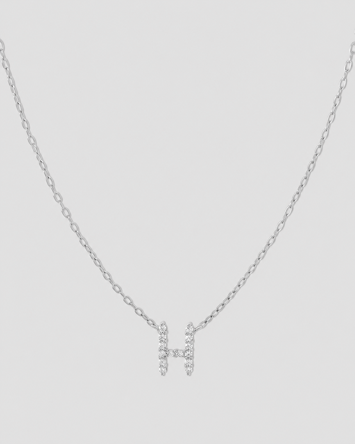 Small Floating Letter Pendant