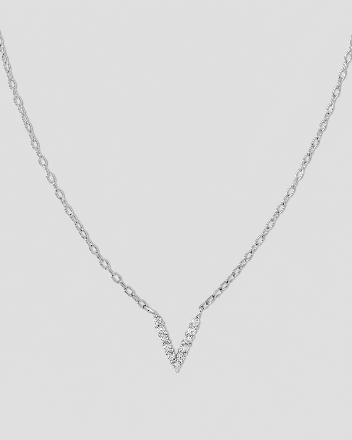 Small Floating Letter Pendant