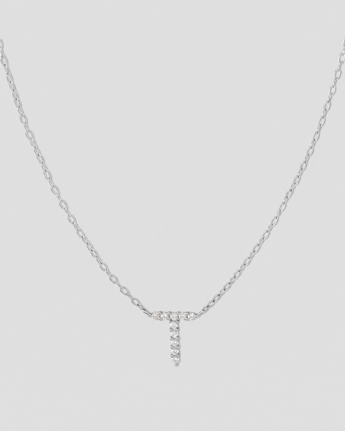 Small Floating Letter Pendant