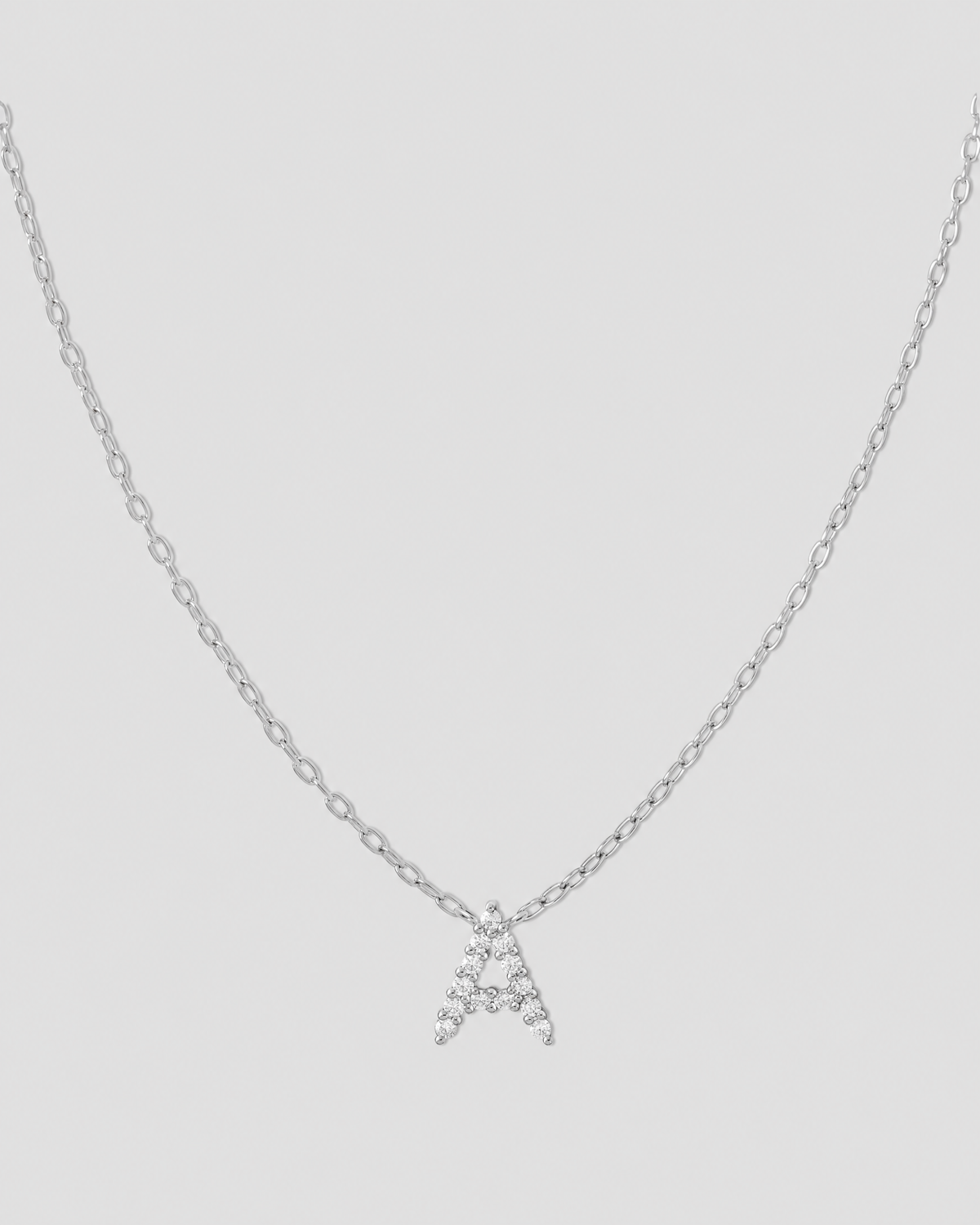 Small Floating Letter Pendant