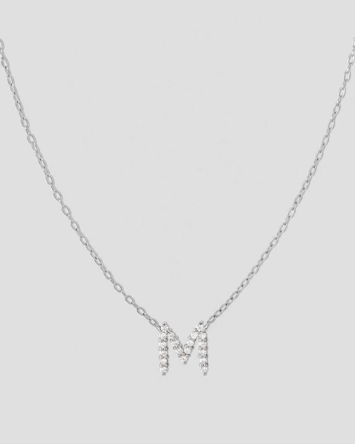 Small Floating Letter Pendant