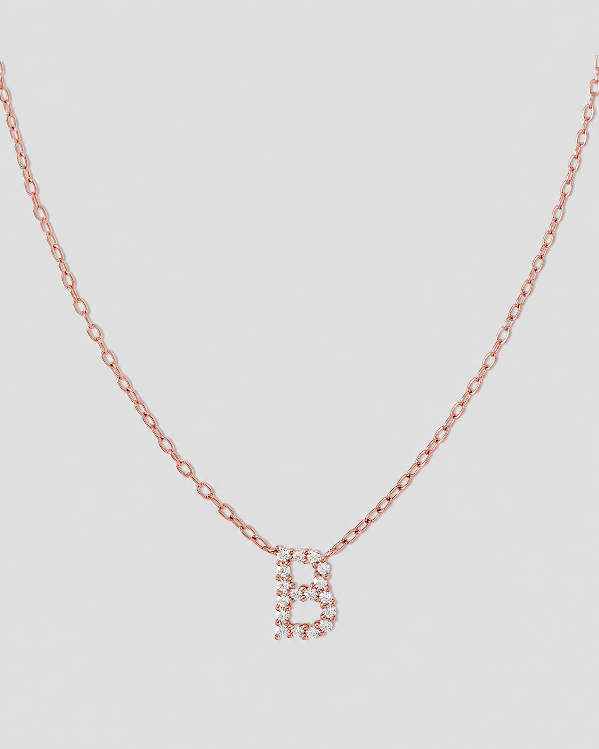 Small Floating Letter Pendant