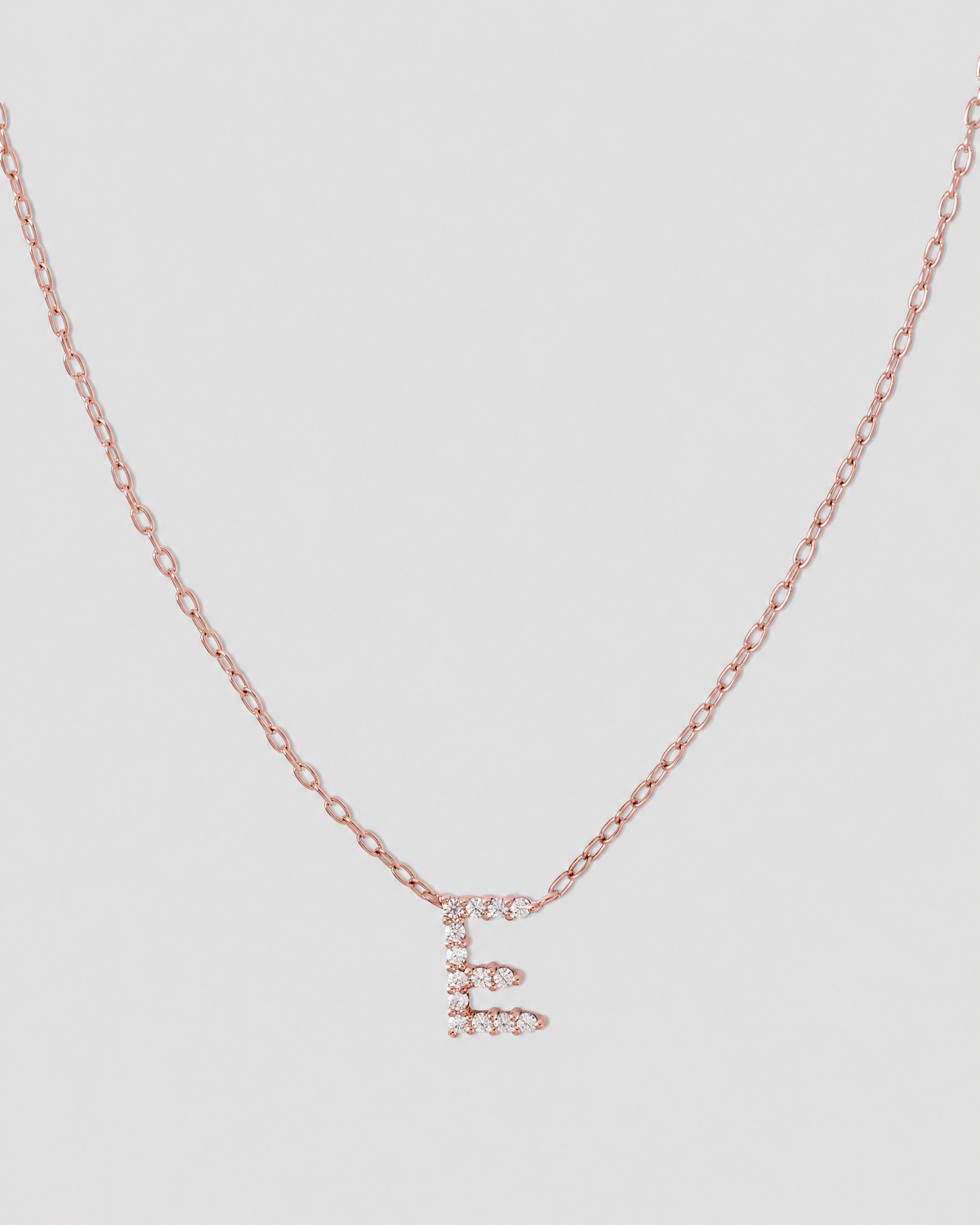 Small Floating Letter Pendant