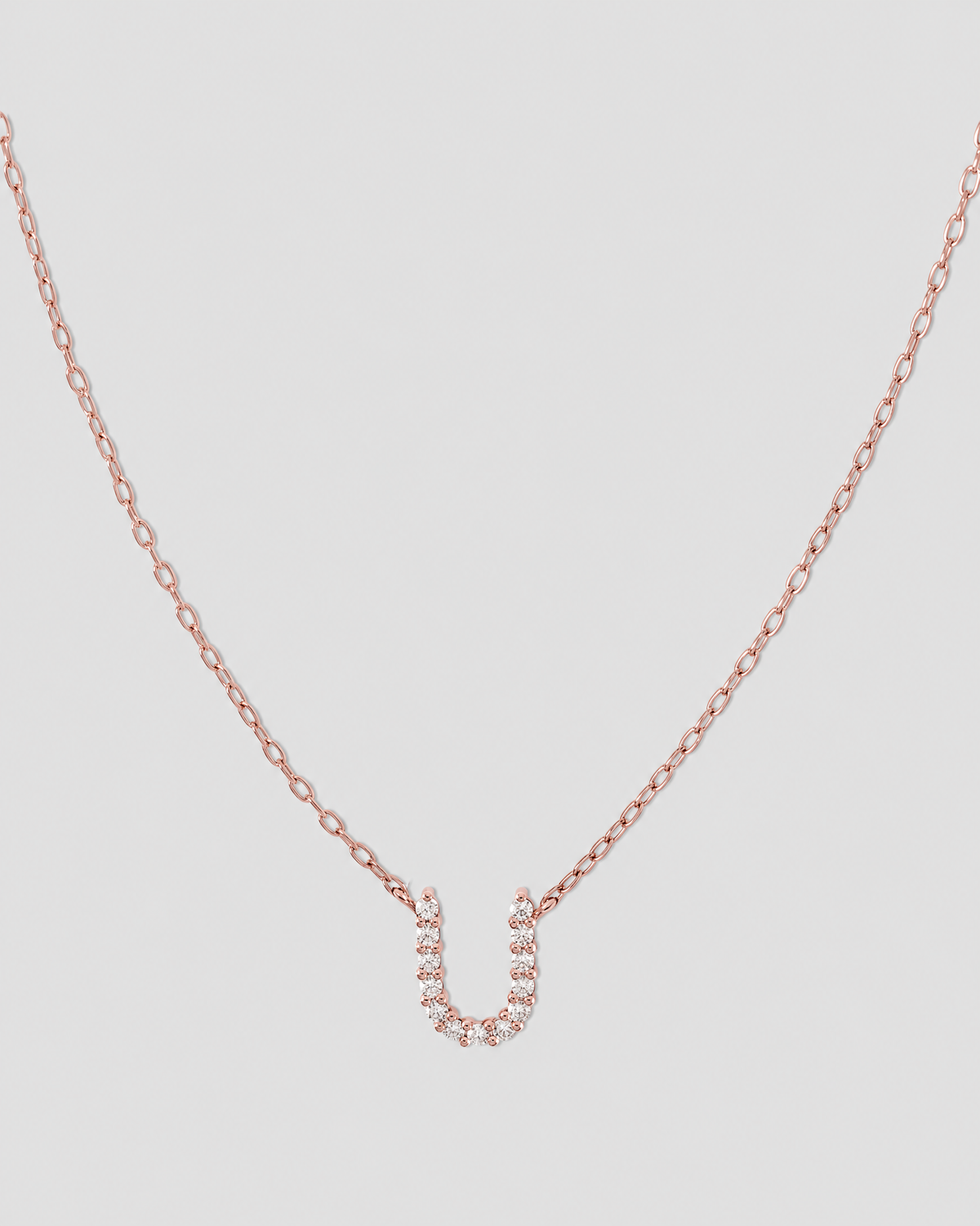 Small Floating Letter Pendant