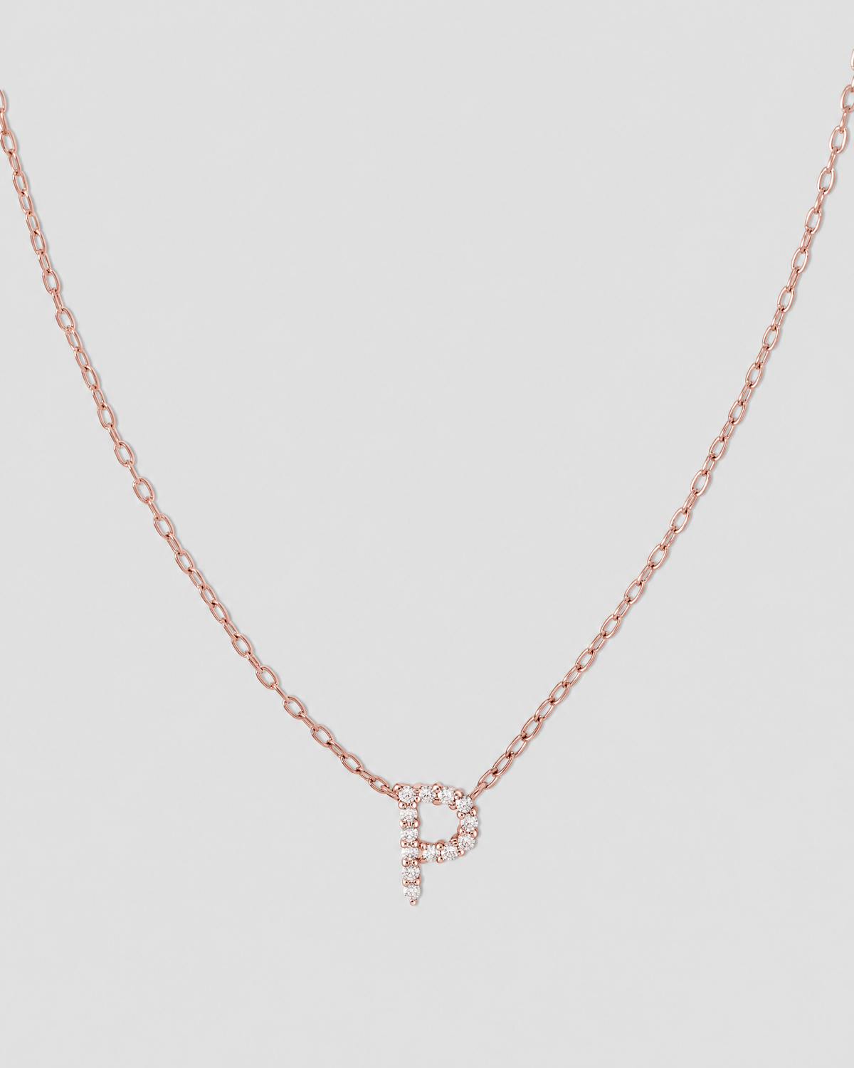 Small Floating Letter Pendant