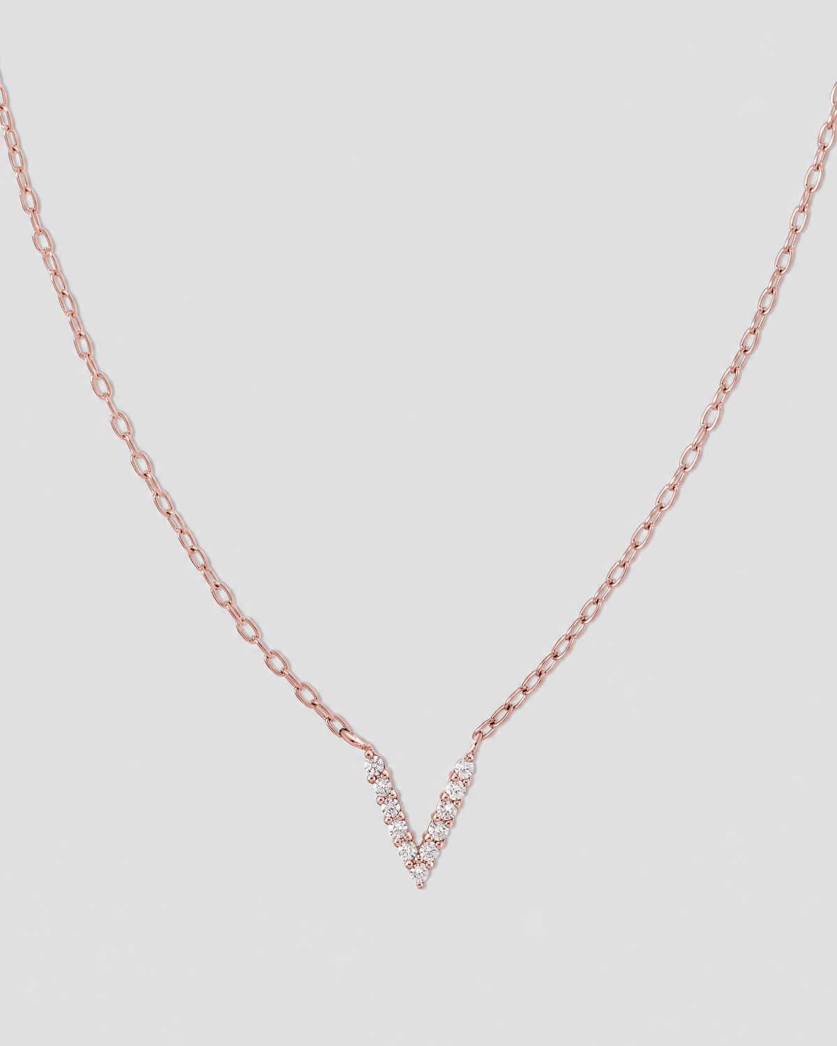 Small Floating Letter Pendant