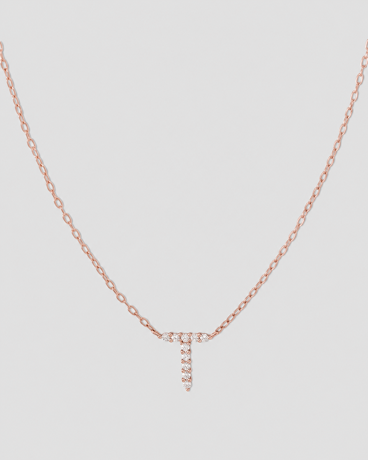 Small Floating Letter Pendant