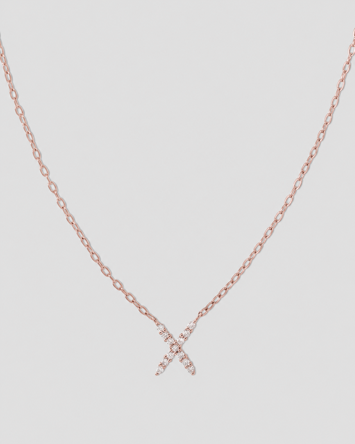 Small Floating Letter Pendant