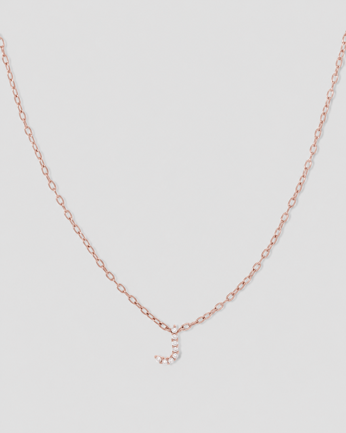 Small Floating Letter Pendant