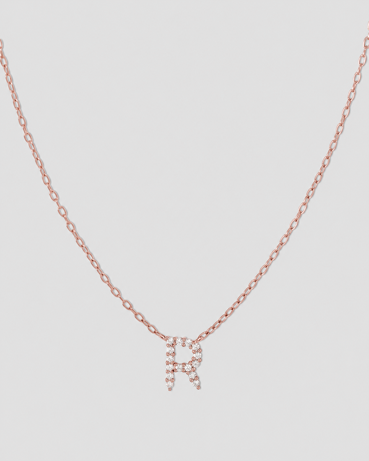 Small Floating Letter Pendant