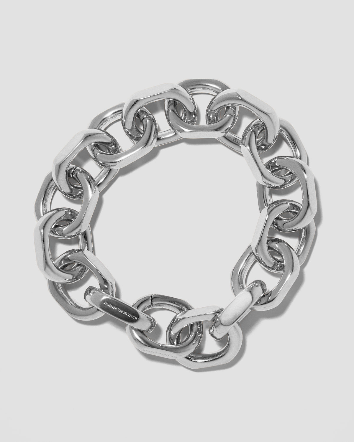 Small City Link Bracelet - styled on model | real gold bracelet for women