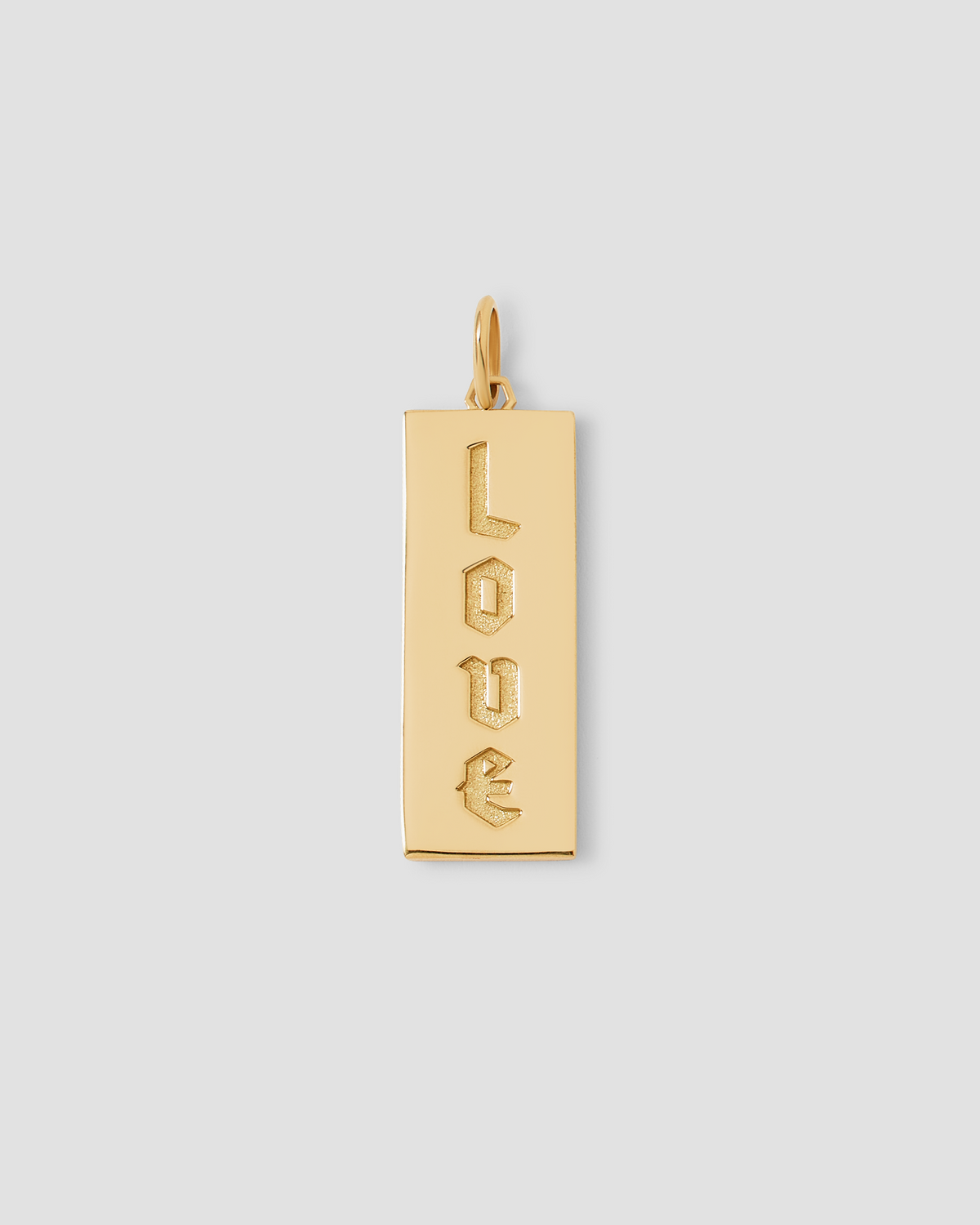 Personalized Classic Dog Tag in 18K Yellow Gold