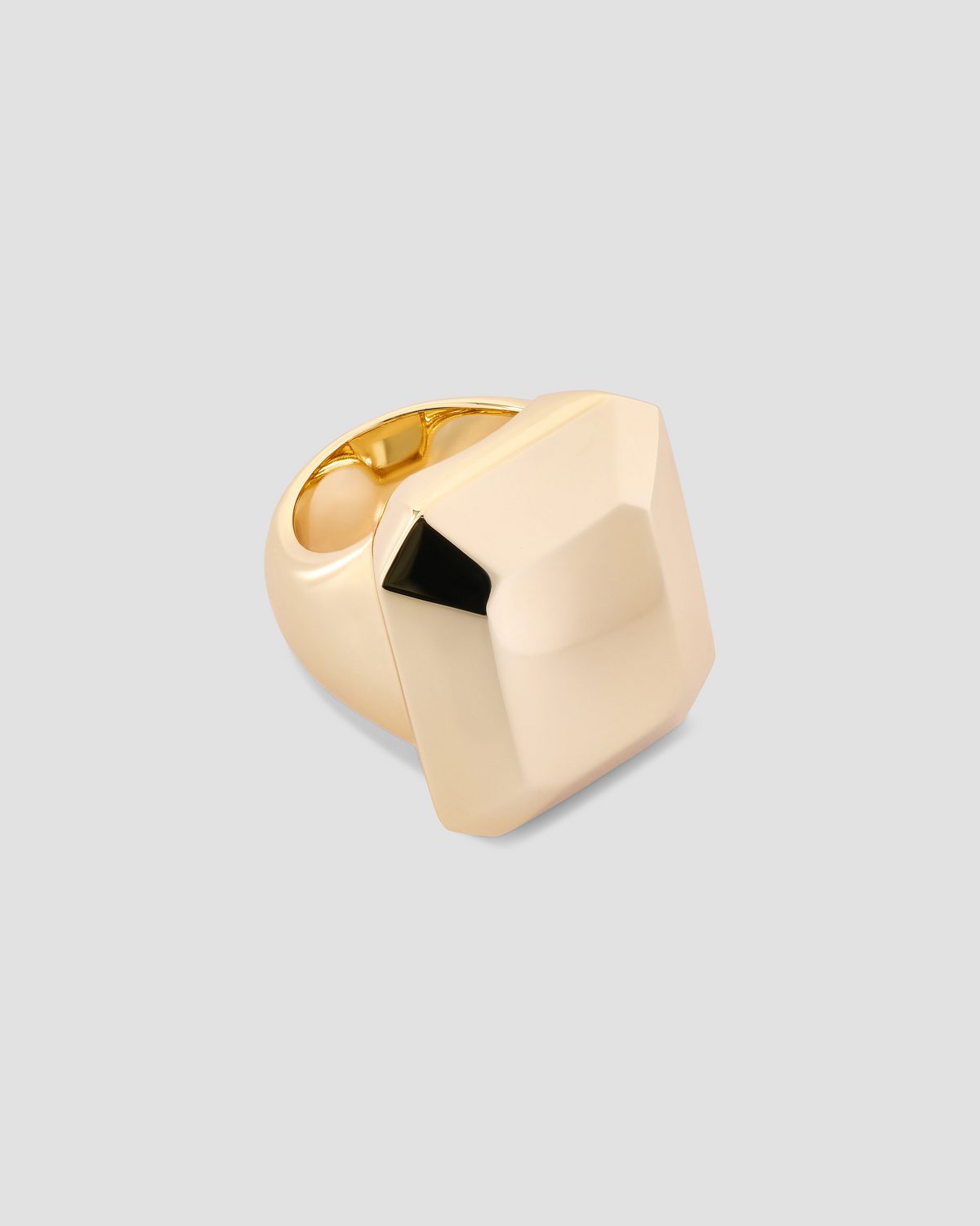 Metal Emerald Ring