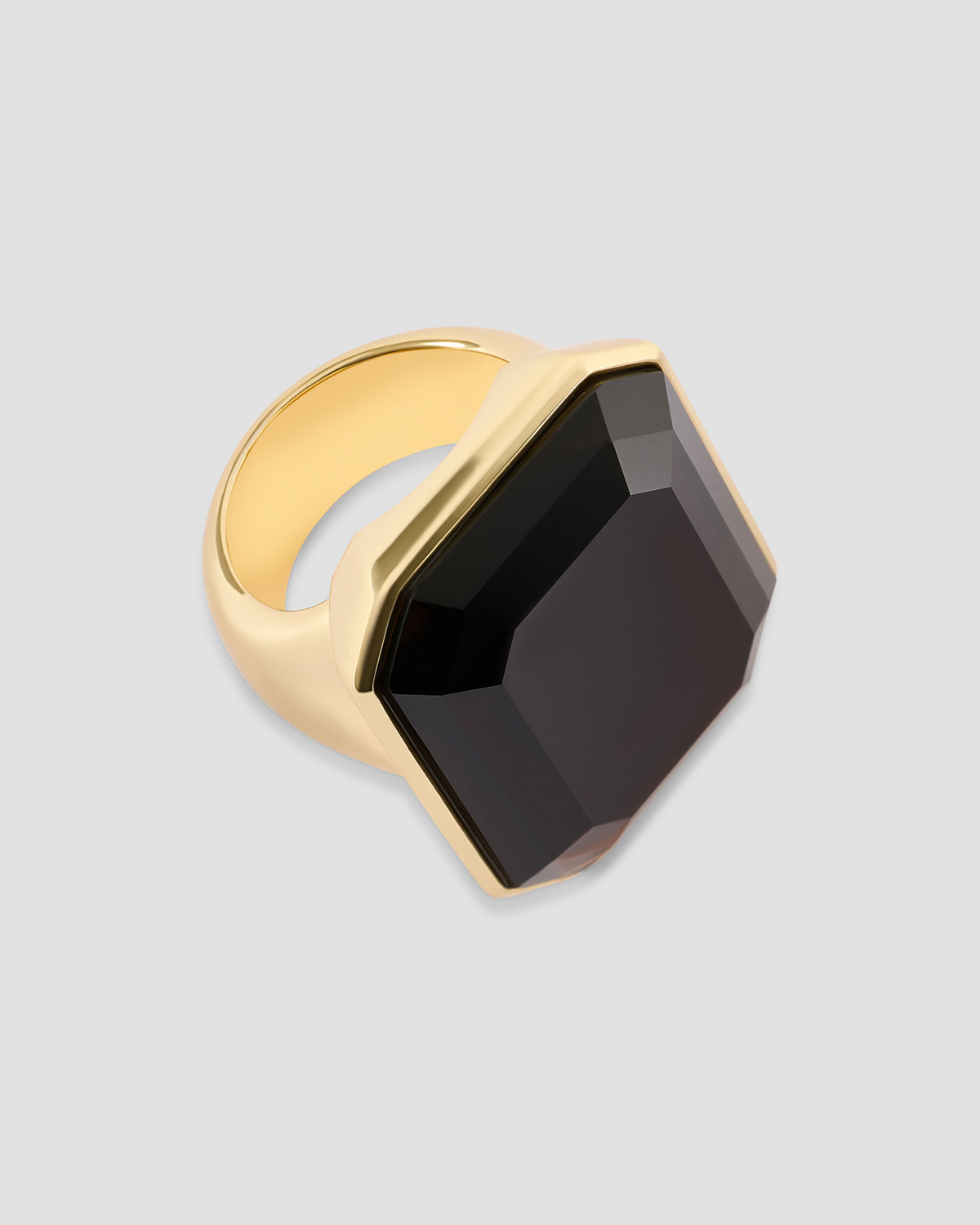 Semi-Precious Emerald Ring