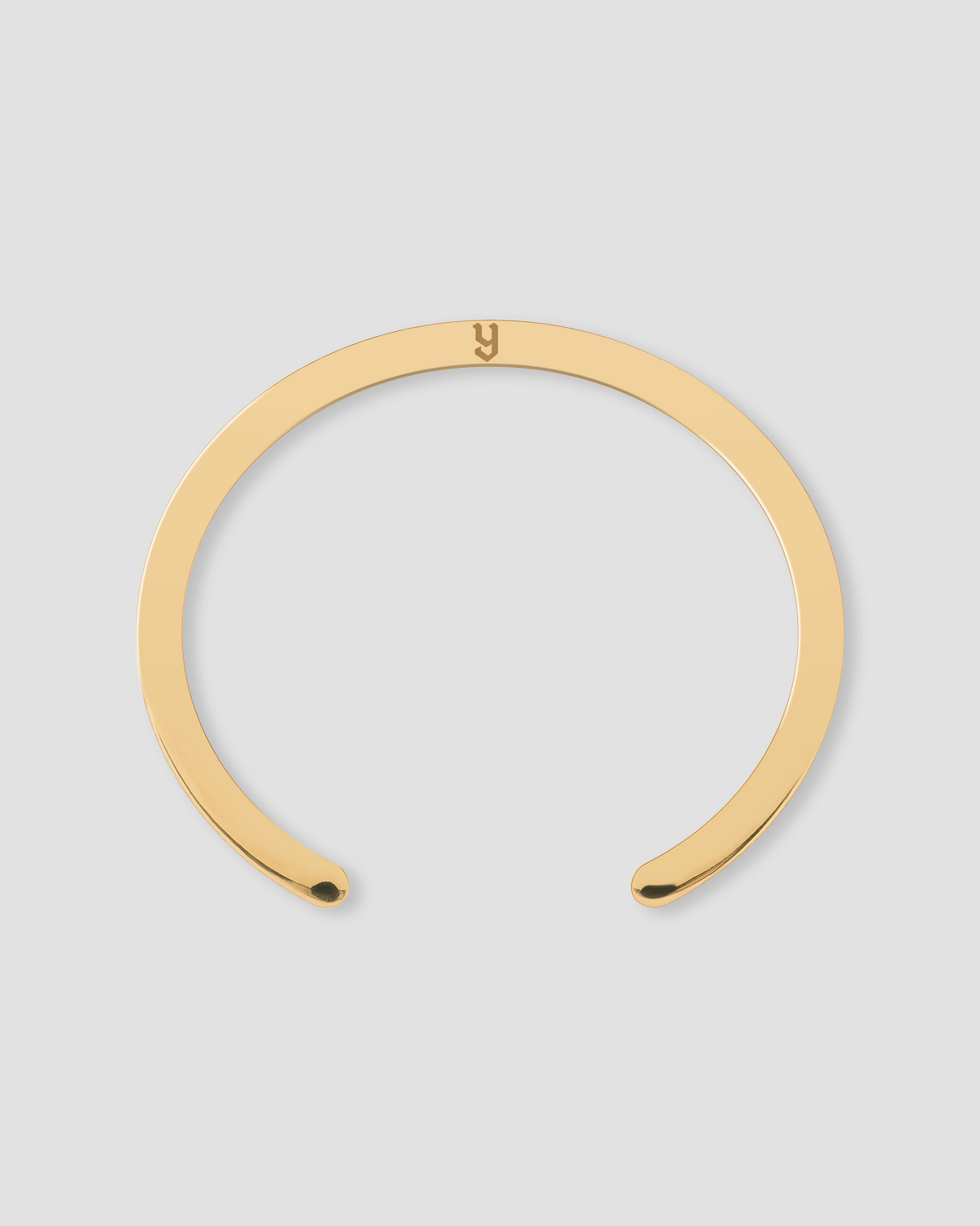 Personalized Essential Diamond Cuff bracelet - product detail shot | female gold bracelet