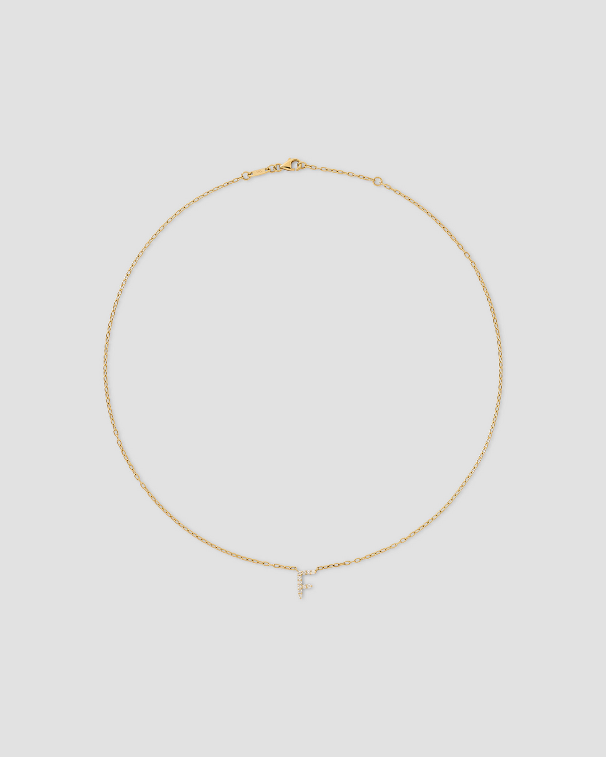 Small Floating Letter Pendant