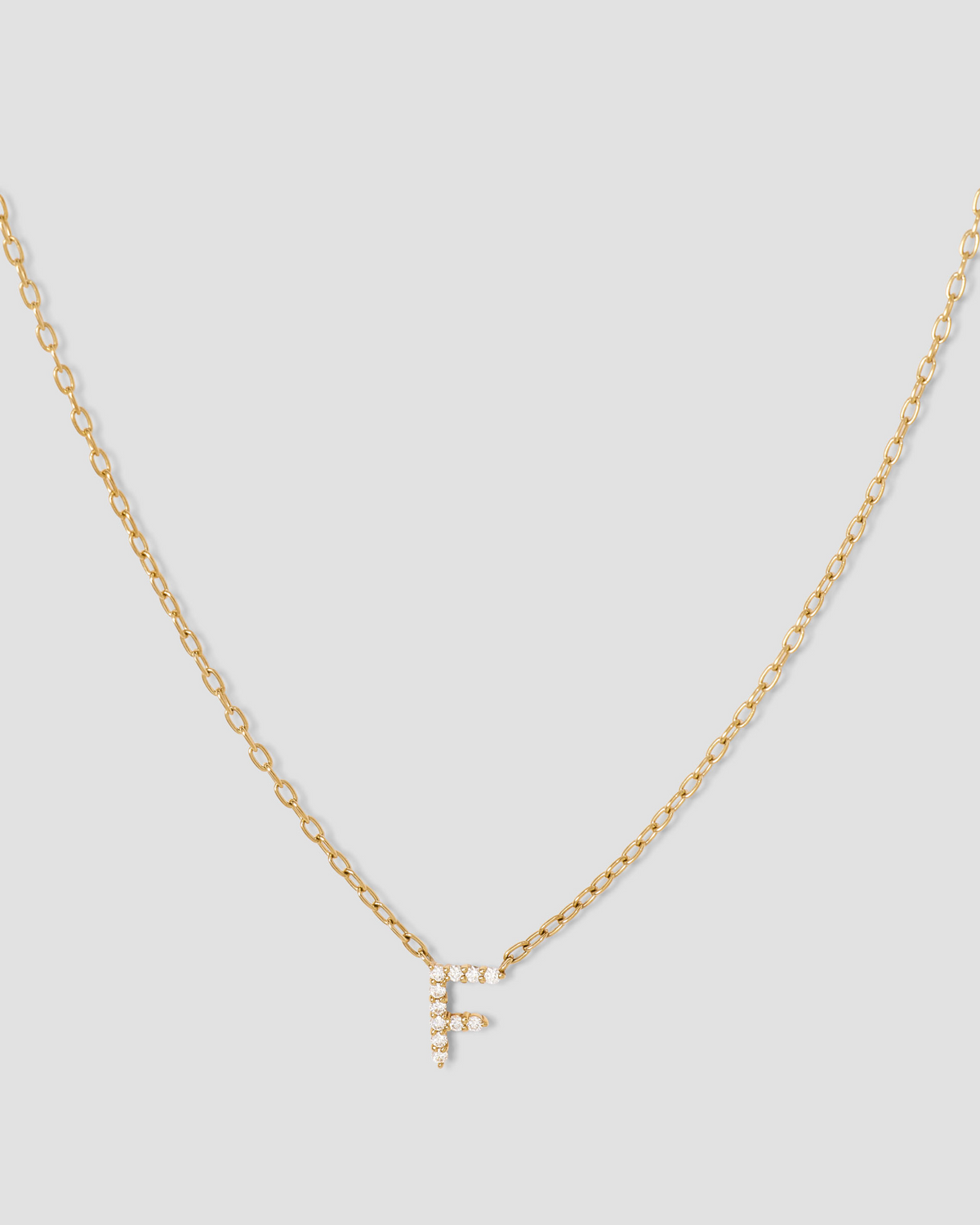 Small Floating Letter Pendant