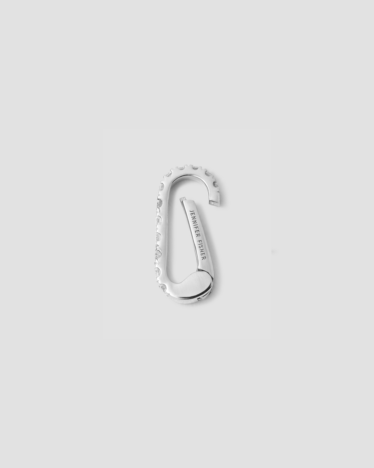 Fisher Link Charm Clasp necklace - alternate angle | gold charm necklace