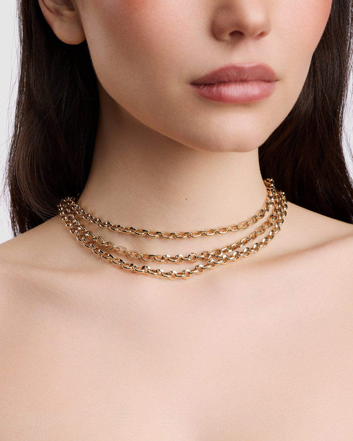 KDH 60" Wrap Necklace necklace - worn look | 14k gold necklaces