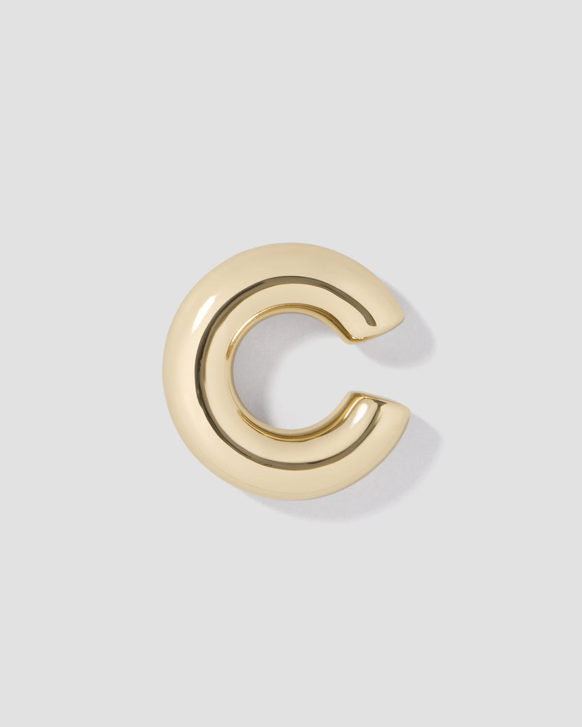 Jamma Ear Cuff earring - front view | 18k gold earrings