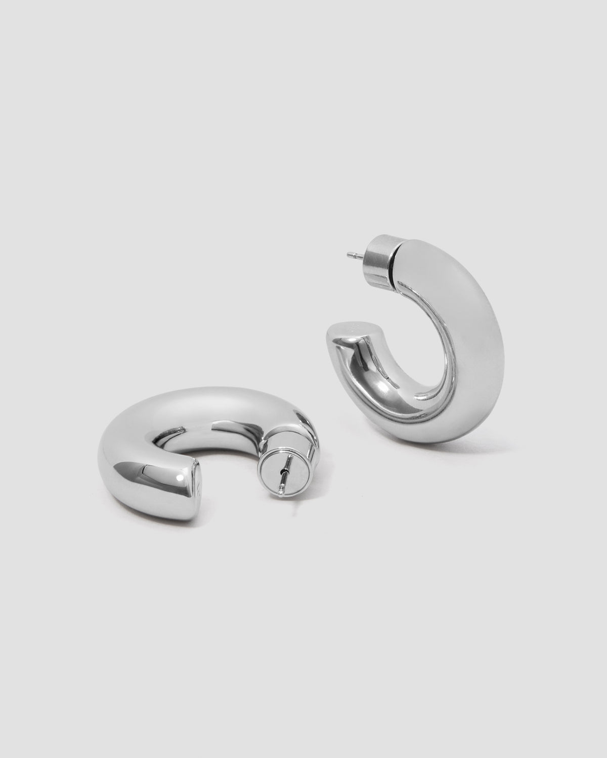 Jamma Micro Huggies earring - worn look | gold huggie earrings