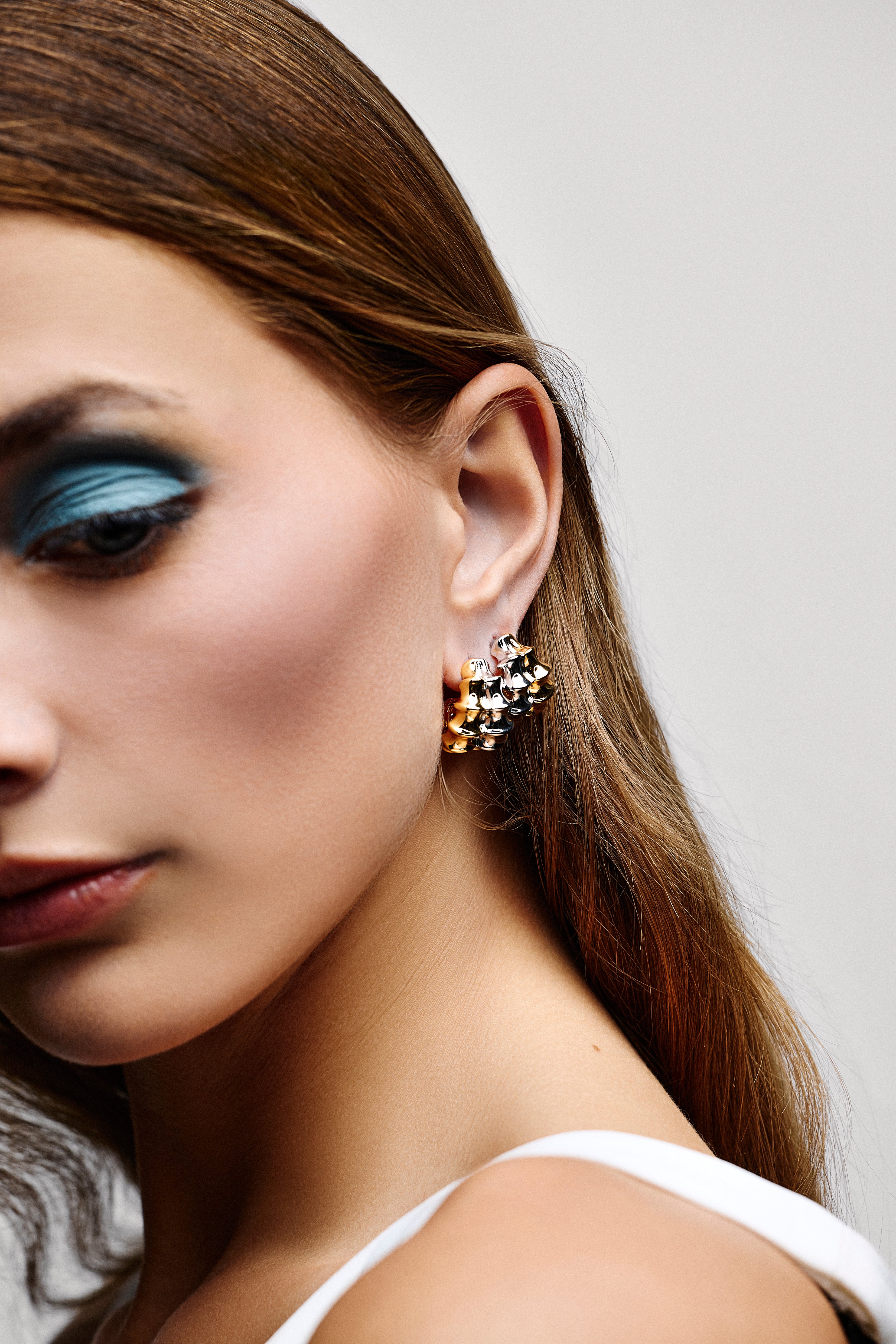 Double Murphy Micro Huggies | Gold Hoop Earrings