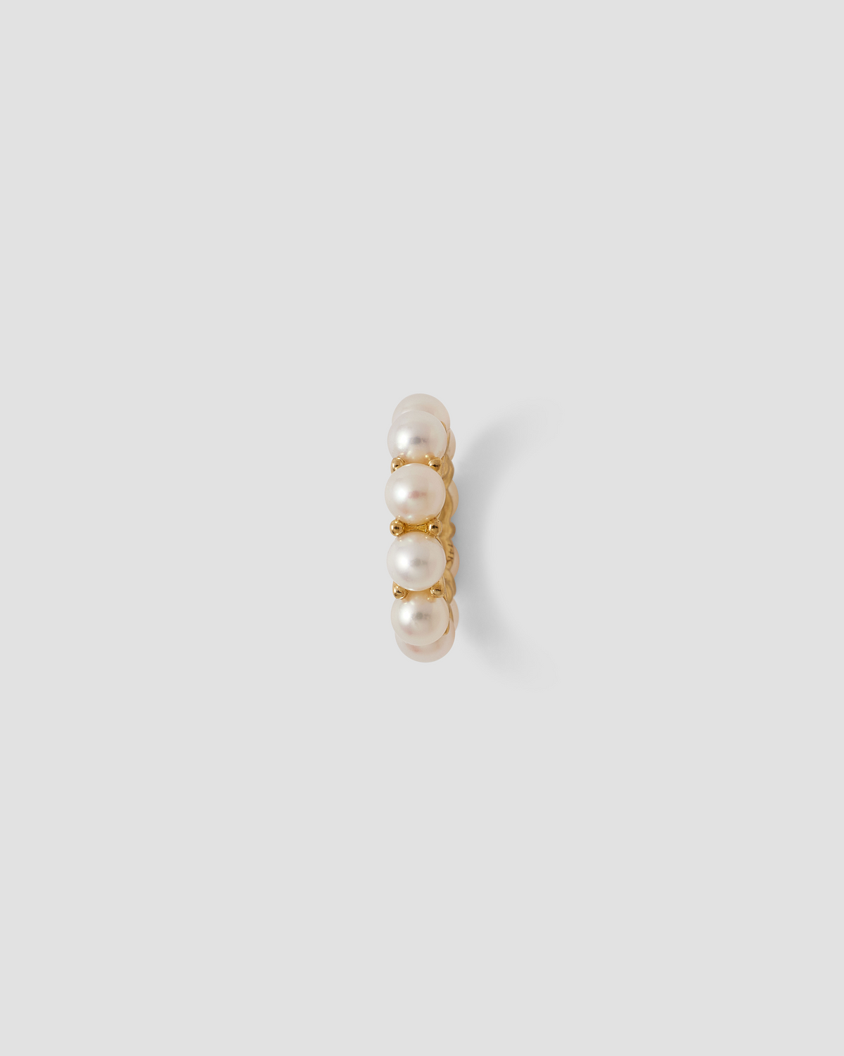 Eternity Bead charm - close-up detail | gold charm necklace