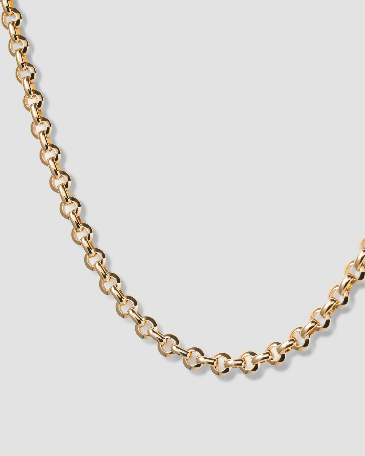 KDH Chain necklace - alternate angle | 14k gold chain
