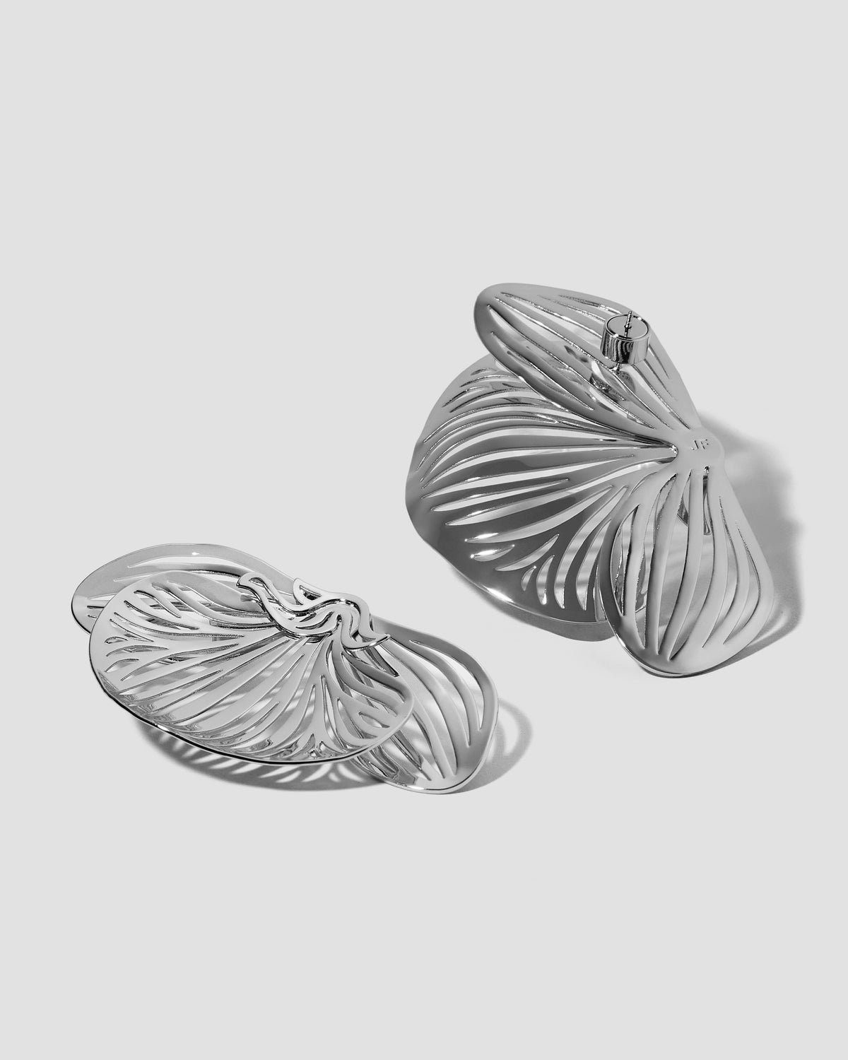 Orchid Earrings earring - product detail shot | 18k gold earrings