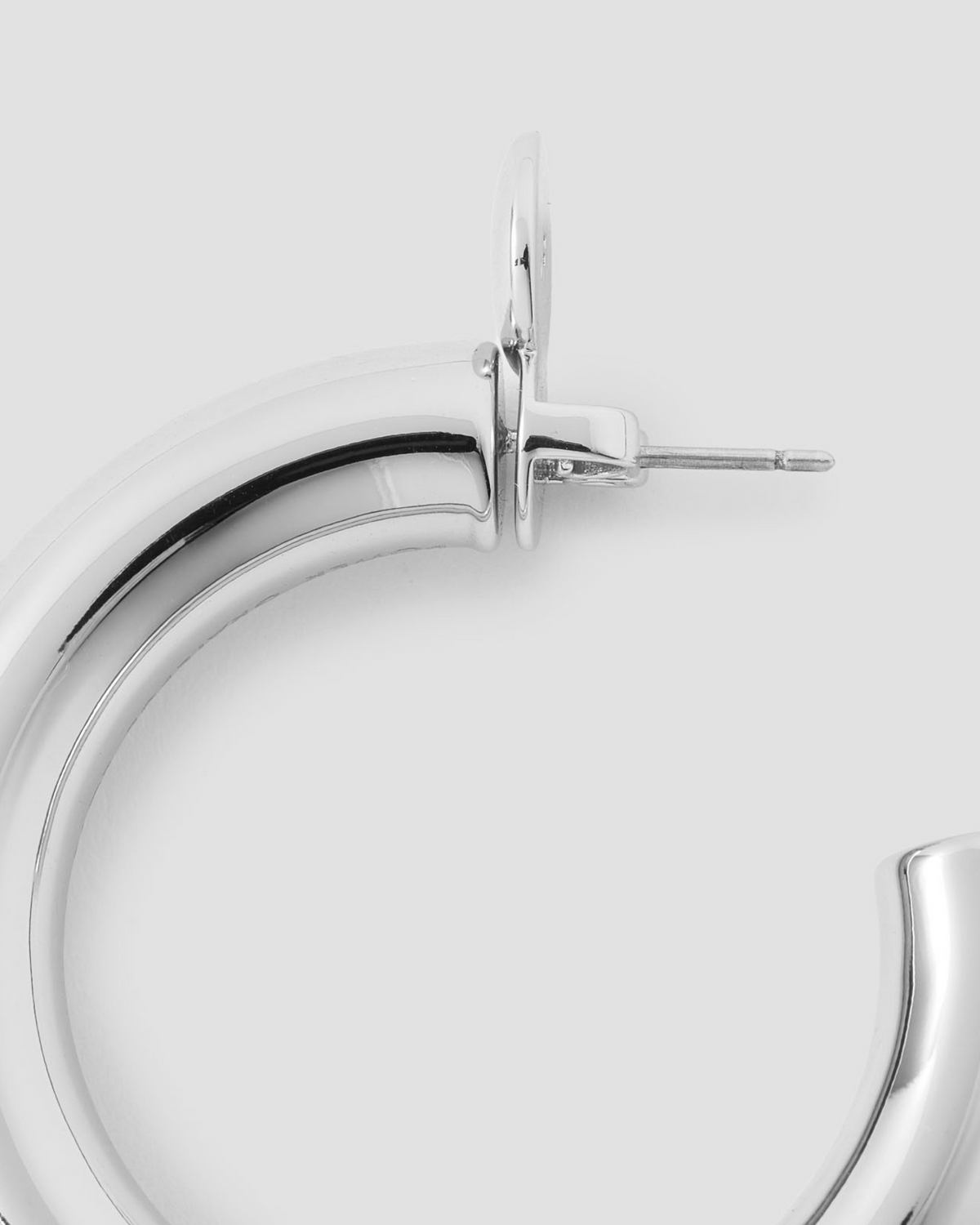 Lobe Savers earring - alternate angle | gold earrings
