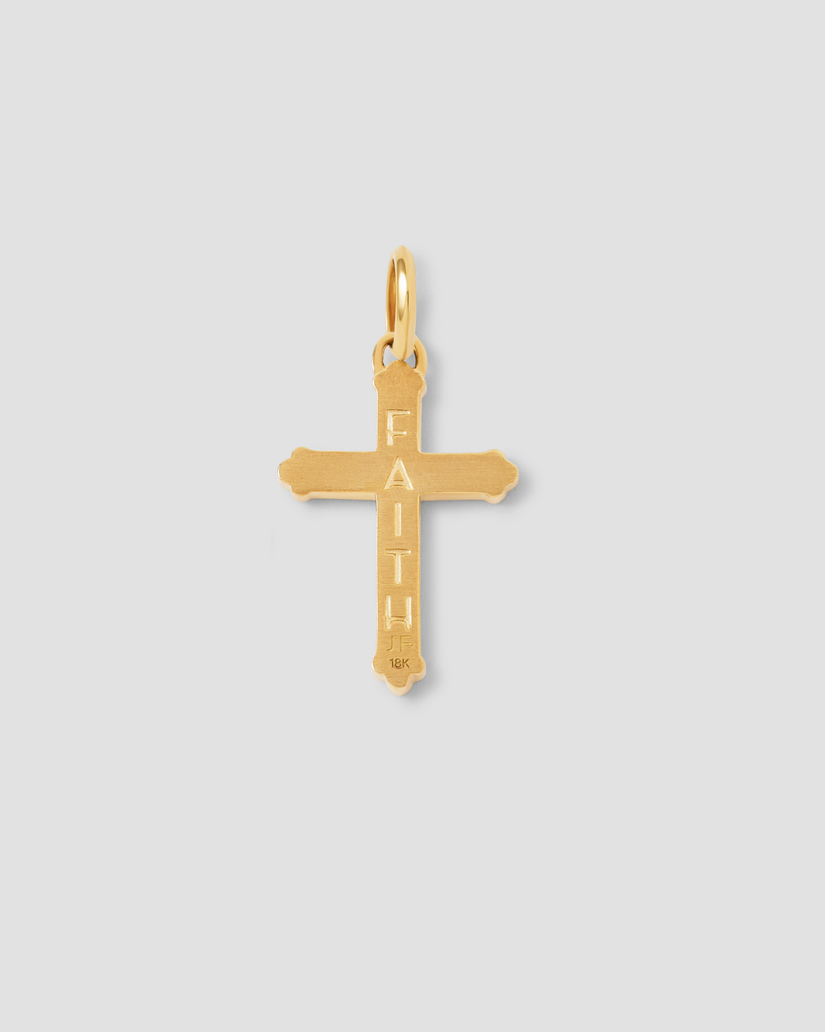 Jennifer Fisher Medium Royal Cross 18K Yellow Gold Pendant