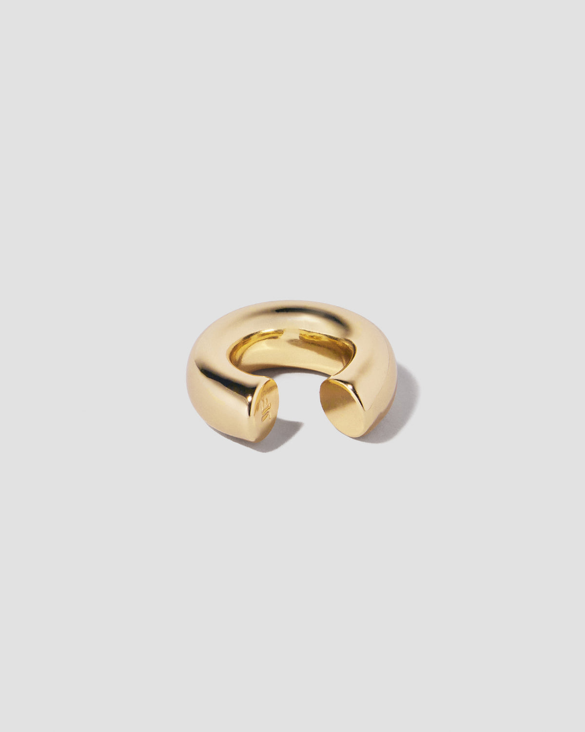 Natasha Micro Ear Cuff earring - front view | gold earrings for women