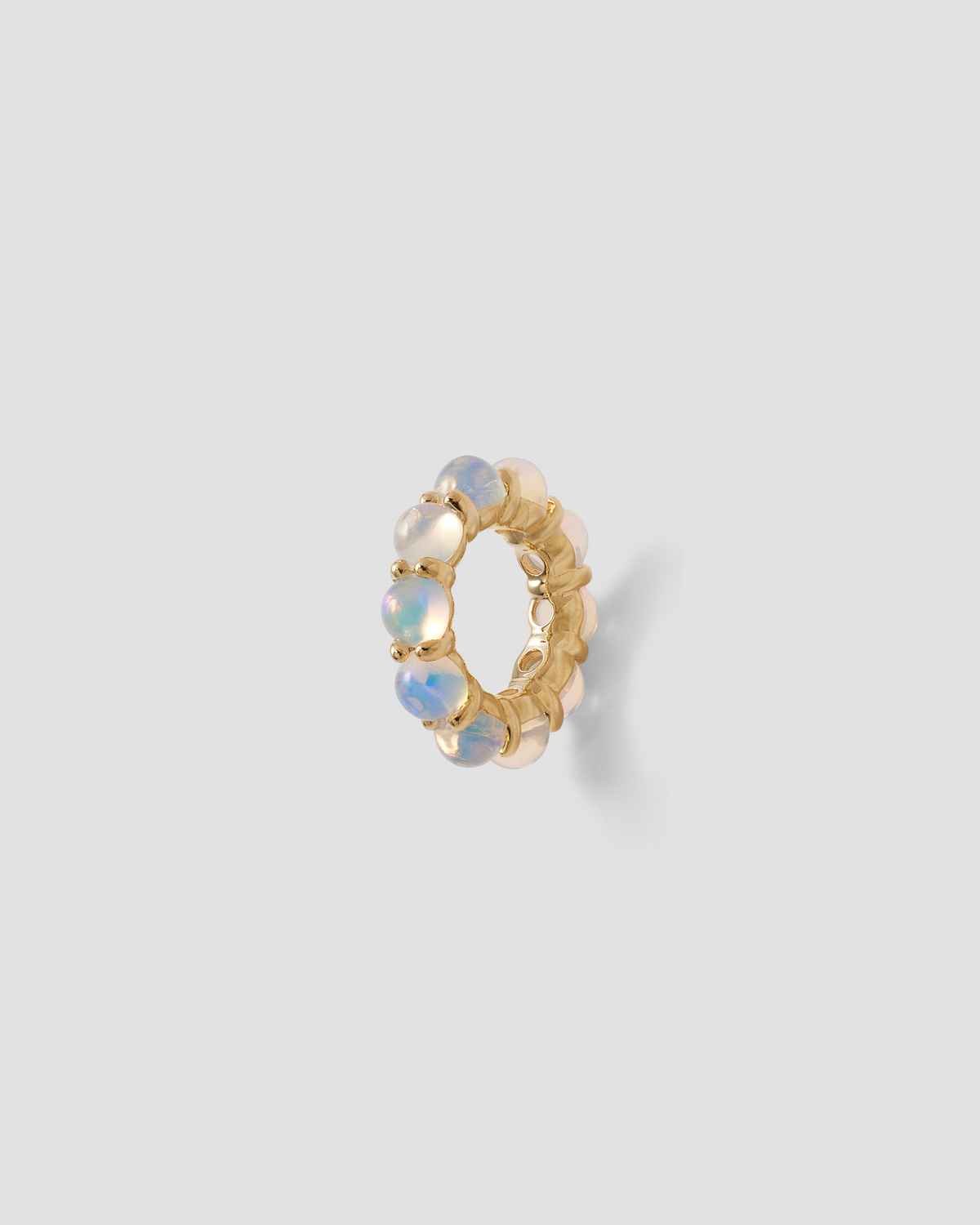 Eternity Bead charm - product detail shot | gold charm necklace