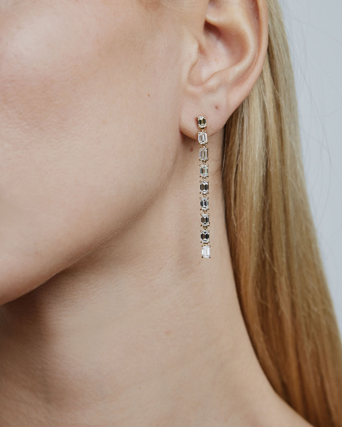 JF Lab Emerald Cut Convertible Drop Earrings