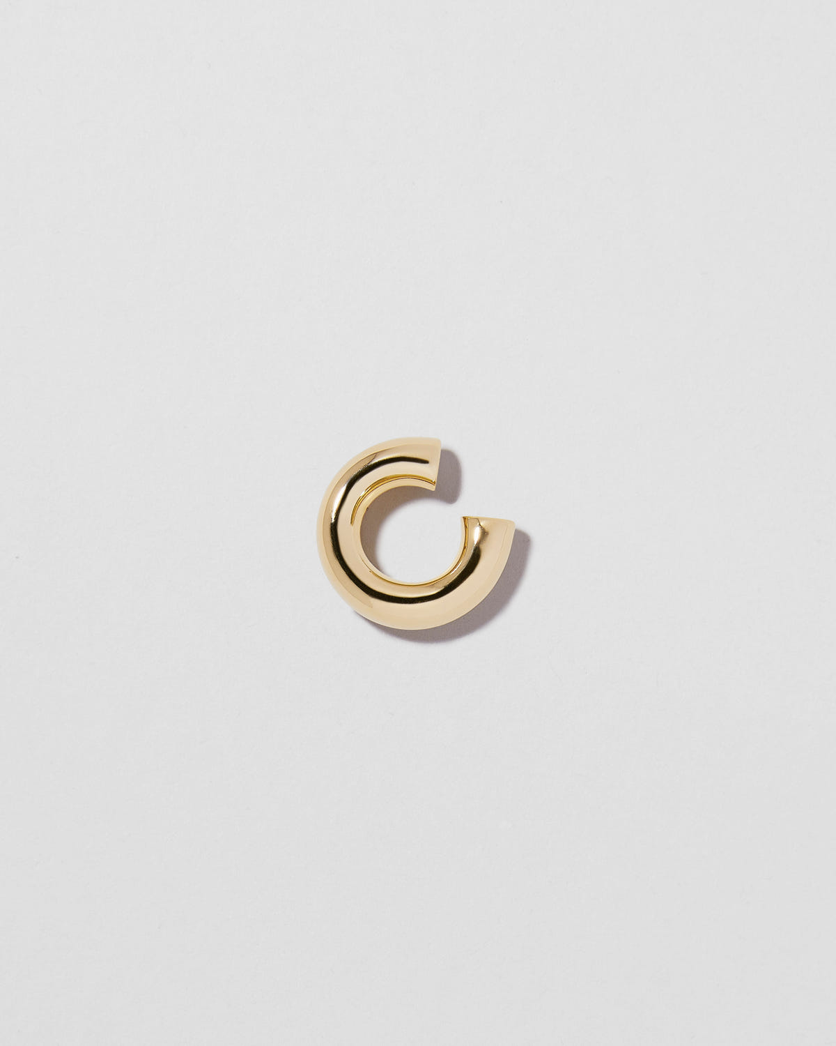 Samira Micro Ear Cuff earring - front view | 18k gold earrings