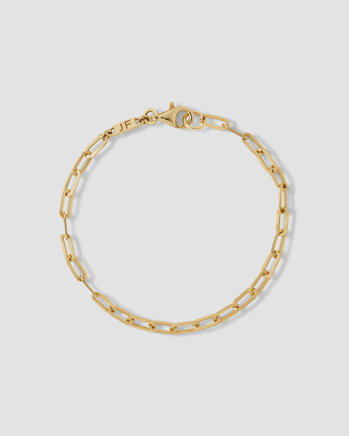 Small Long Link Charm Bracelet