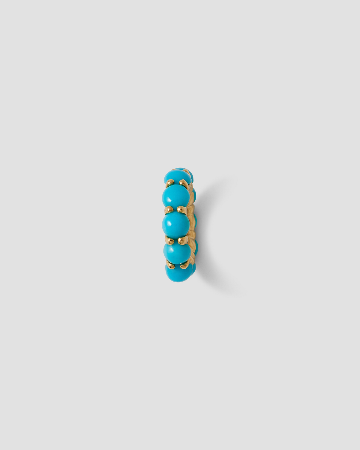 Eternity Bead charm - close-up detail | gold charm necklace