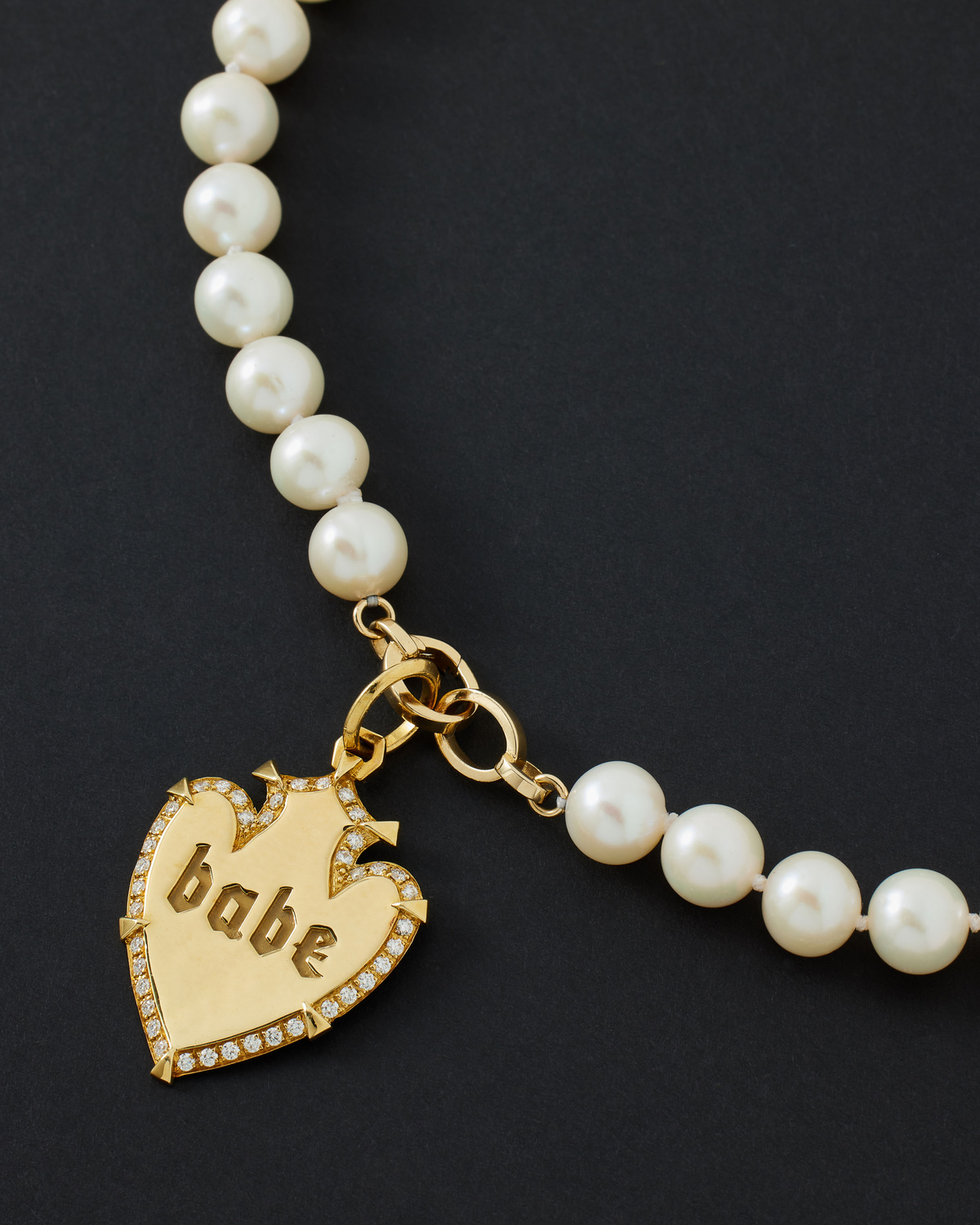 Freshwater Pearl Necklace gold necklace - styled on model | necklaces for women